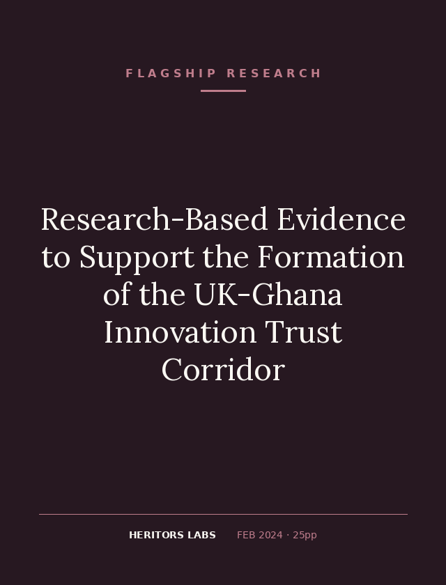 Cover: Research-Based Evidence to Support the Formation of the UK-Ghana Innovation Trust Corridor